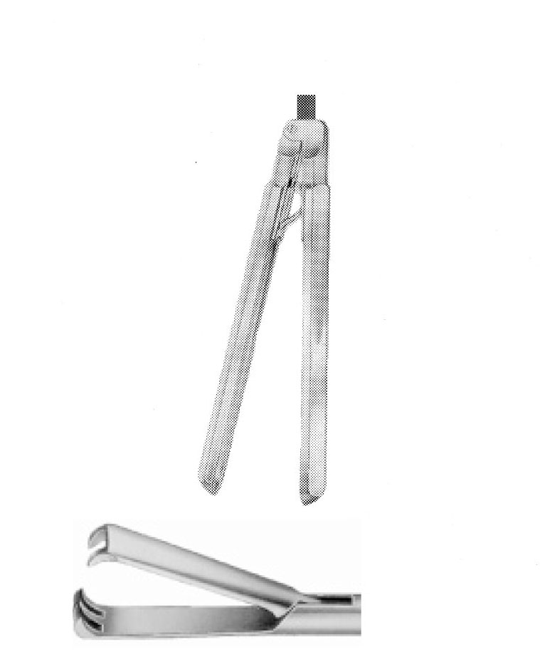 KISKAÇ AĞIZLI FORSEPS ÇAP  10 MM